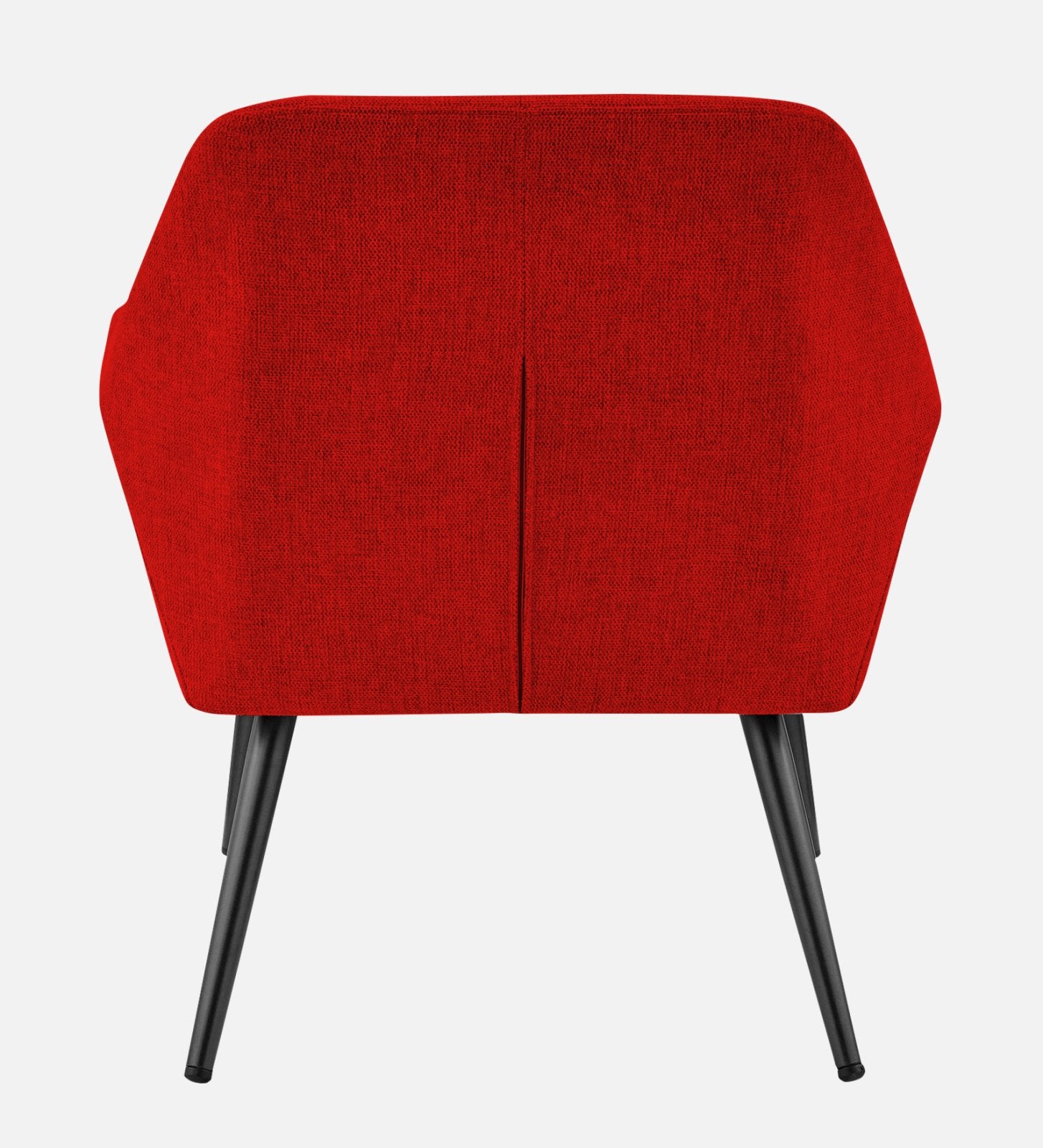 Bella Fabric Arm Chair In Ruby Red Colour