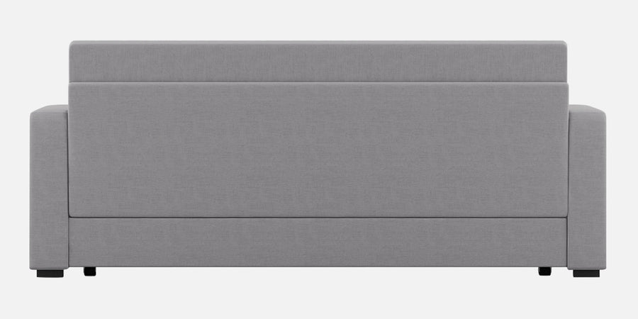 Calra Fabric 3 Seater Pull Out Sofa Cum Bed In Lit Grey Colour With Storage - Febonic Living