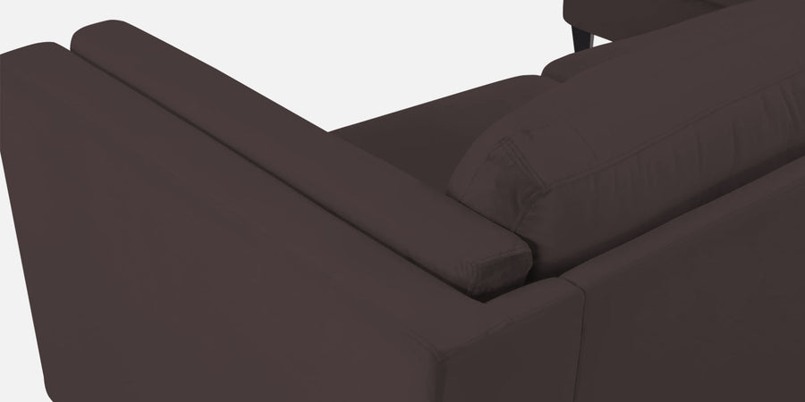 Jasper Velvet Rhs Sectional Sofa 3 Lounger In Mocha Brown Colour - Febonic Living