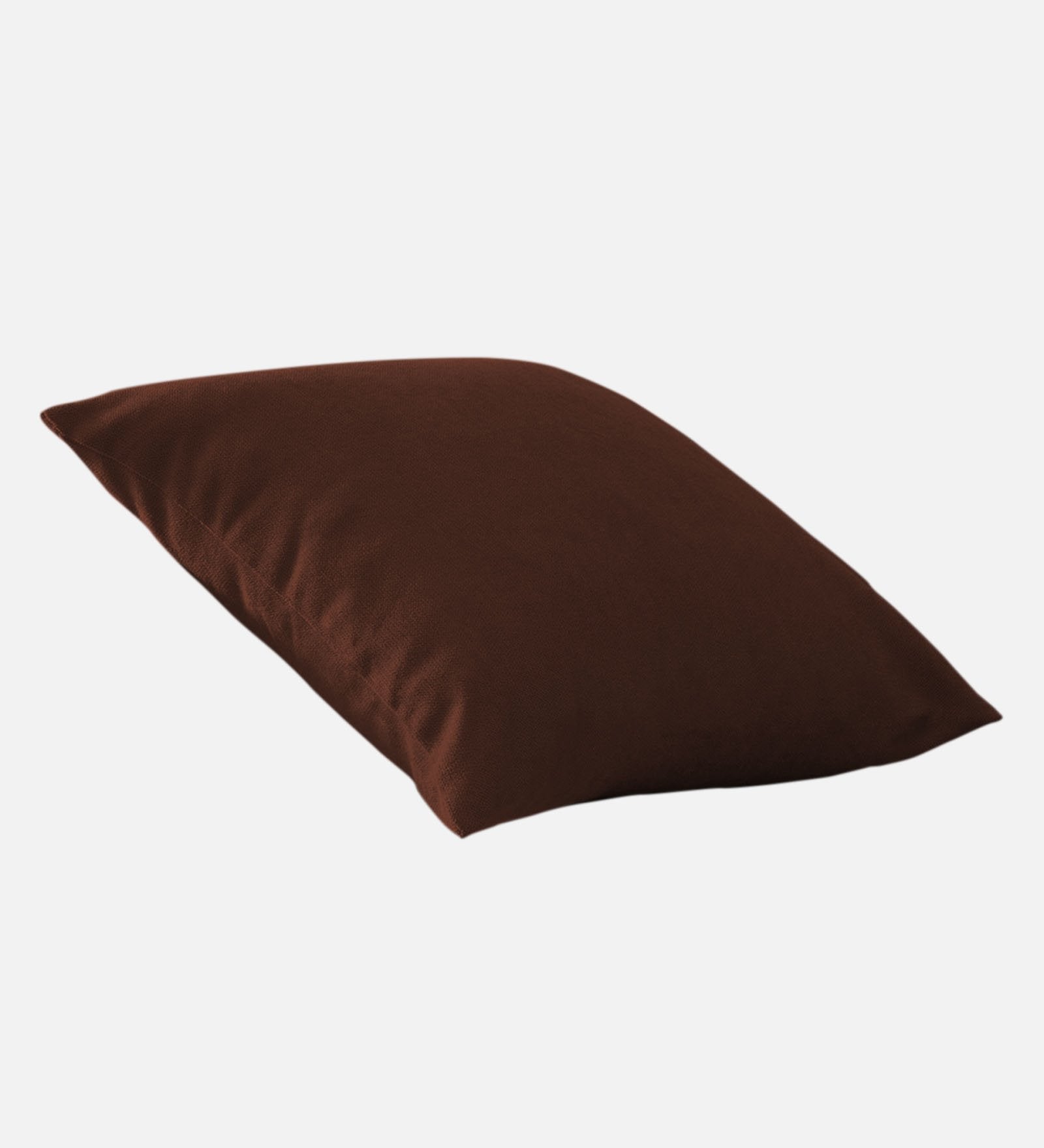 Kaya Sofa Pillows Fabric 20x20 inches (Pack of 2) In Coffee Brown Colour