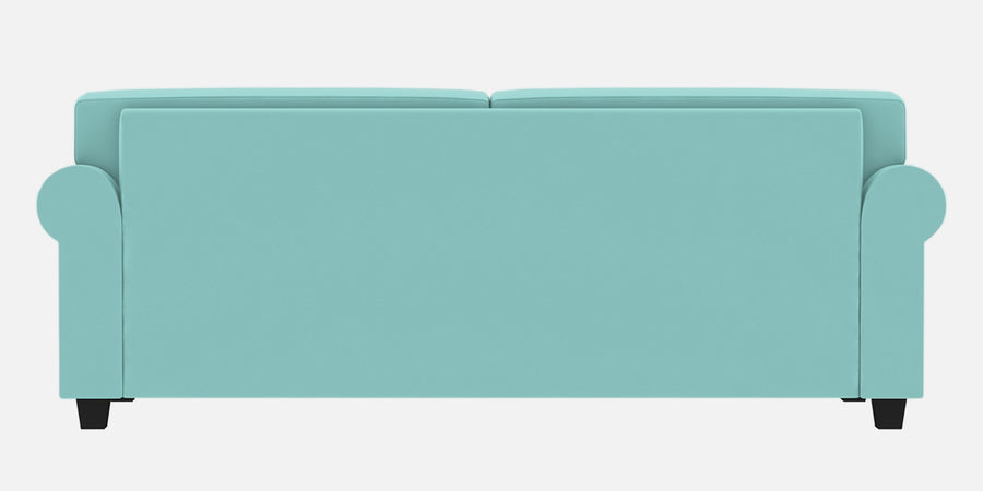 Numonk Velvet 3 Seater Sofa In Barmunda Aqua Colour - Febonic Living