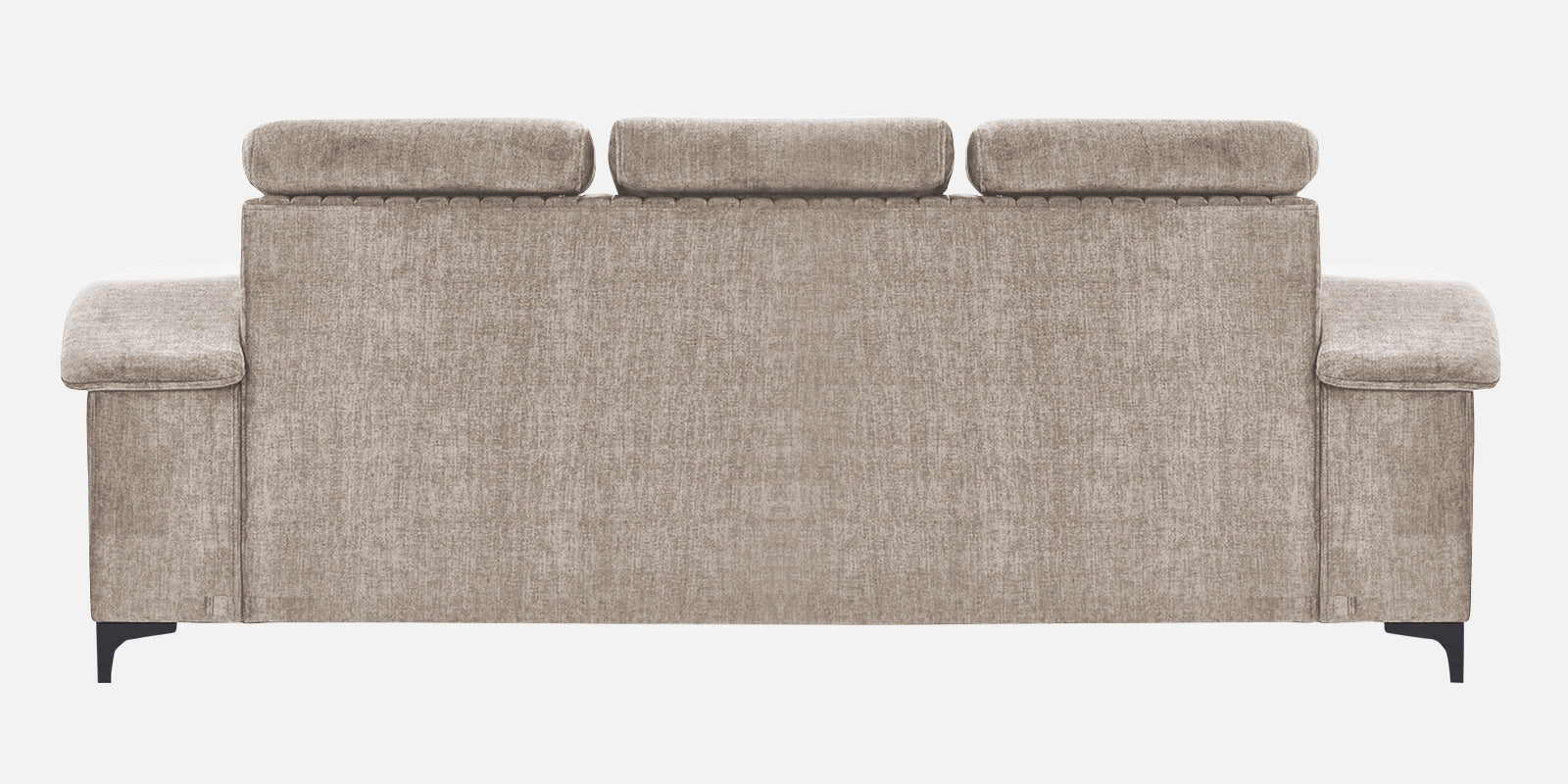 Draco Fabric 3 Seater Sofa in Natural Beige Colour