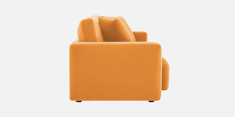 Kosta Velvet 2 Seater Sofa In Tangerine Orange Colour - Febonic Living