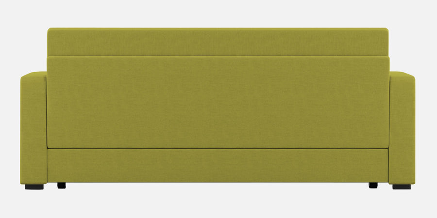 Calra Fabric 3 Seater Pull Out Sofa Cum Bed In Parrot Green Colour With Storage - Febonic Living