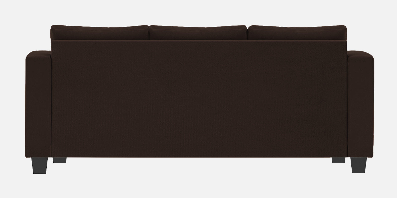 Nabi Fabric 3 Seater Sofa In Coffee Brown Colour