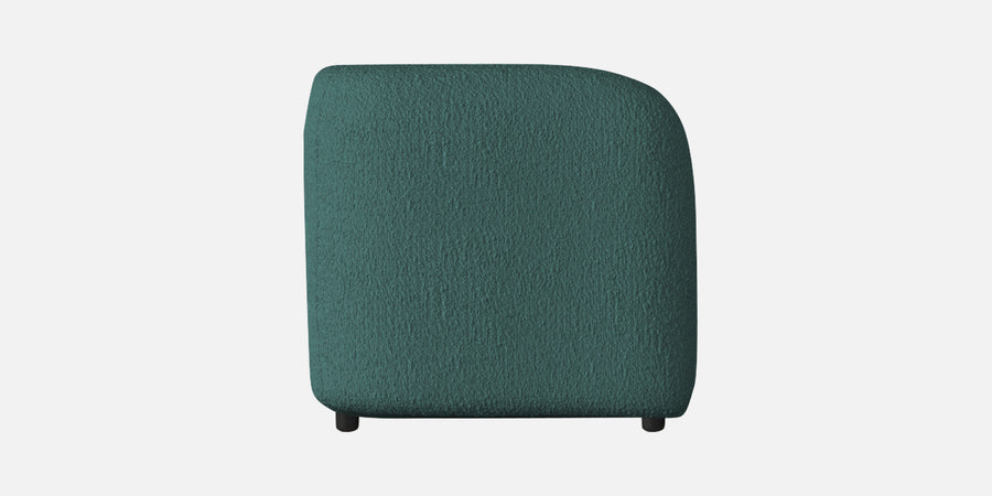 Corny Boucle Fabric 3 Seater Sofa In Bark Green Colour - Febonic Living