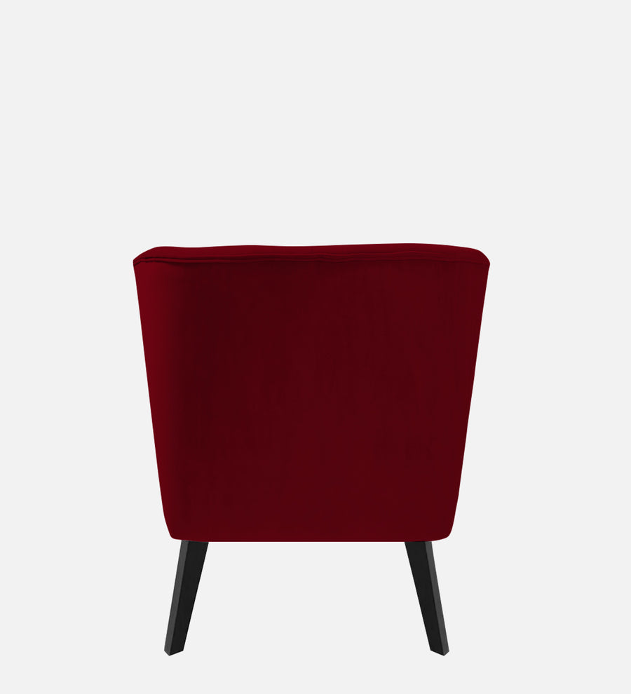 Flora Velvet Rhs Chaise Lounger In Cherry Red Colour - Febonic Living