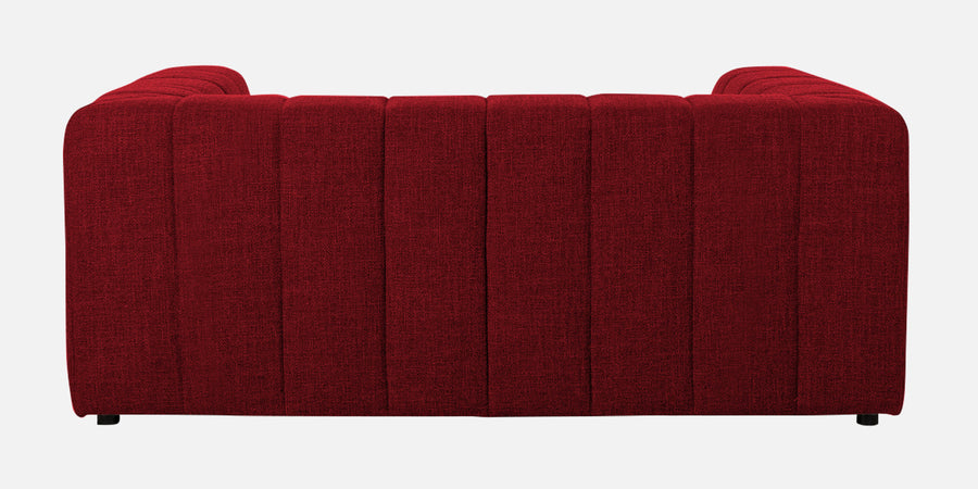 Lara Fabric 2 Seater Sofa In Blood Maroon Colour - Febonic Living