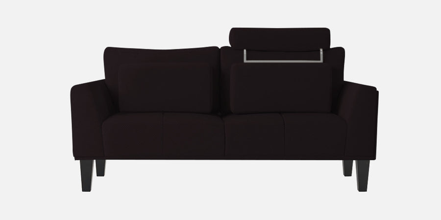 Como Fabric 2 Seater Sofa In Cara Brown Colour - Febonic Living