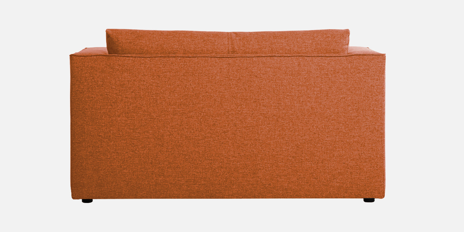 Kenia Fabric 2 Seater Convertible Sofa Cum Bed in Vivid Orange Colour