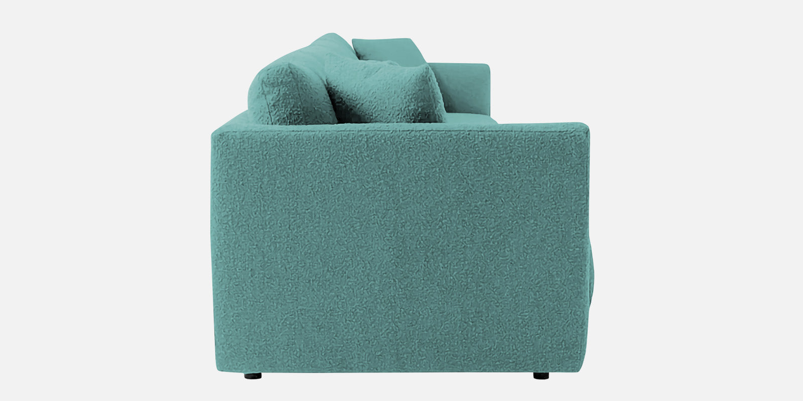 Casso Velvet 4 Seater Sofa in Barmunda Aqua Colour