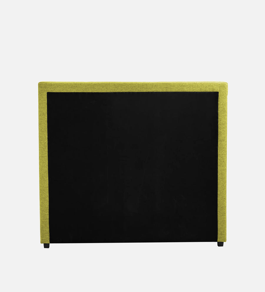 Pollen Fabric Upholstered Queen Size Bed In Parrot Green Colour - Febonic Living