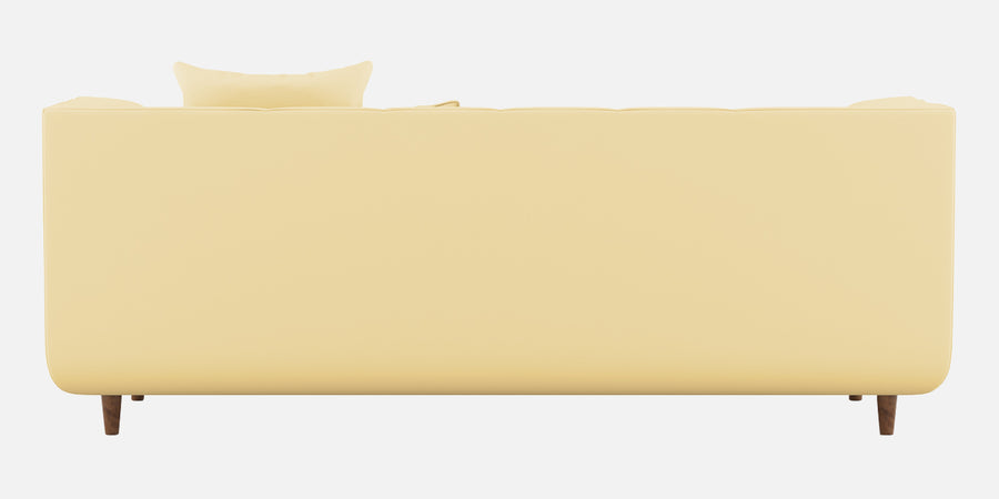 Sumo Velvet 3 Seater Sofa In Sandy Beige Colour - Febonic Living