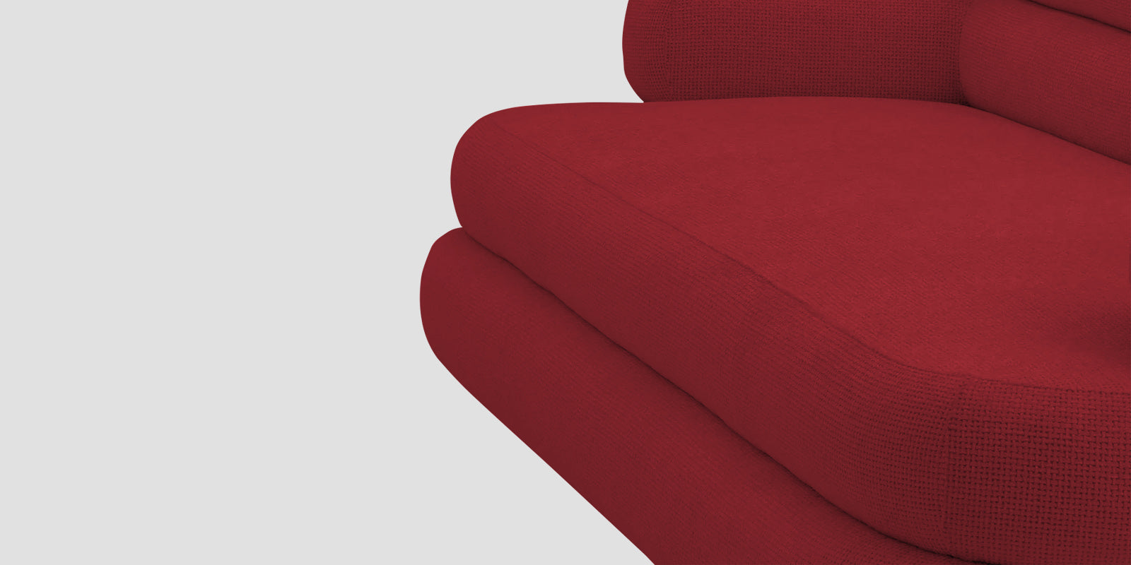 Wener Fabric 3 Seater Sofa in Chilli Red Colour