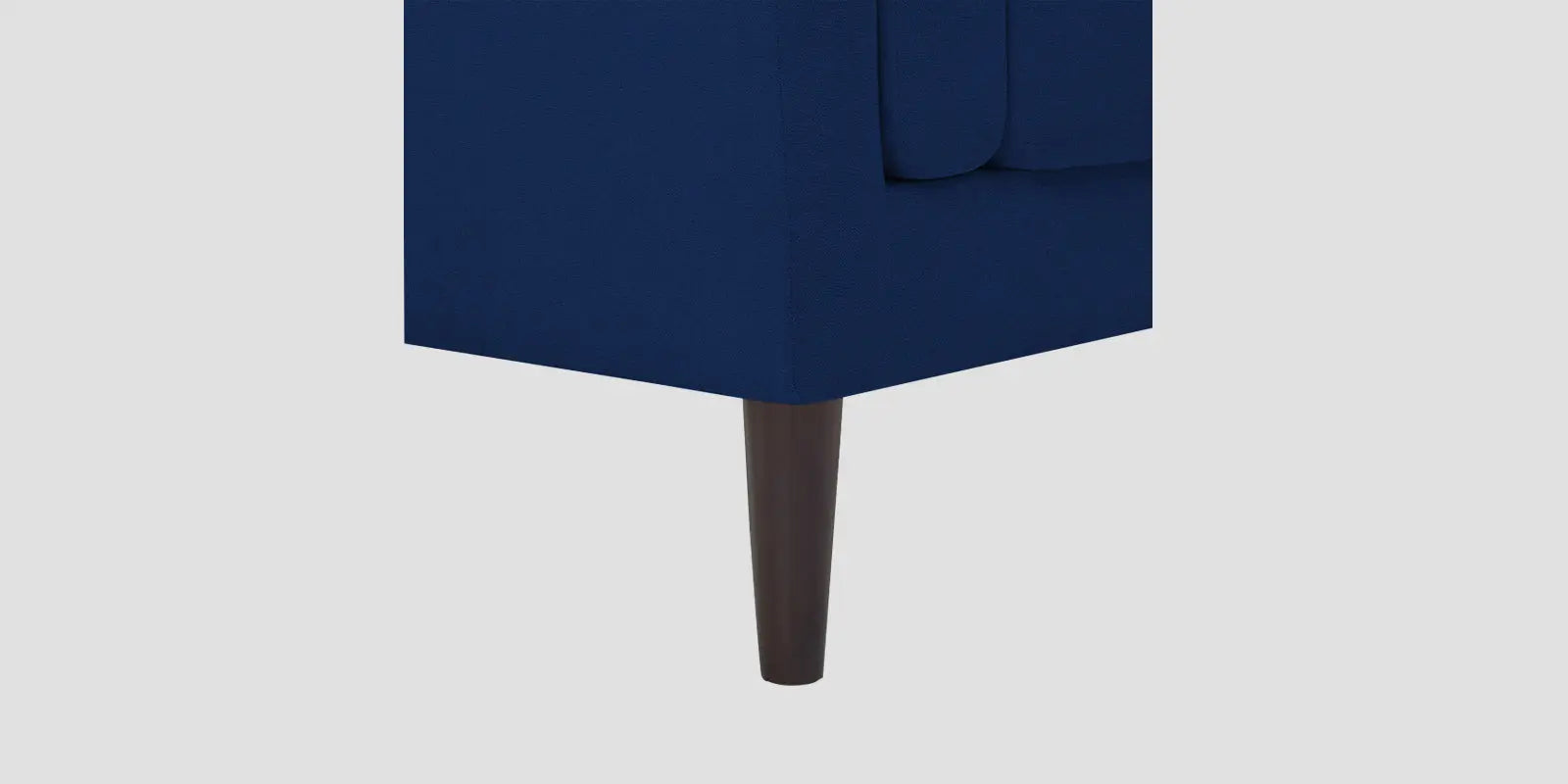Creata Fabric LHS Sectional Sofa (2+Lounger) In Royal Blue Colour Febonic Living