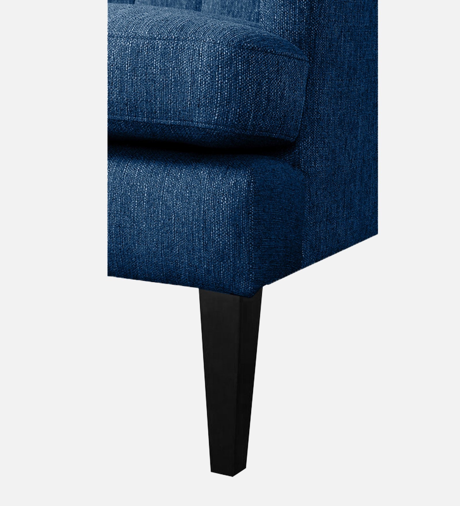 Panas Fabric Wing Chair In Royal Blue Colour