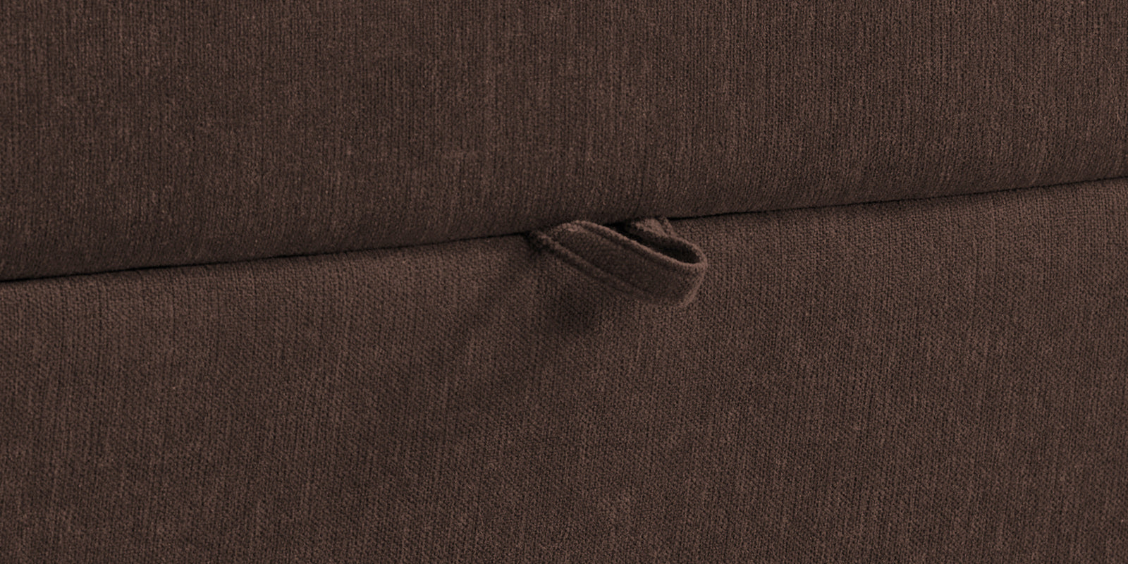 Kara Fabric 3 Seater Pull Out Sofa Cum Bed in Coffee Brown Colour