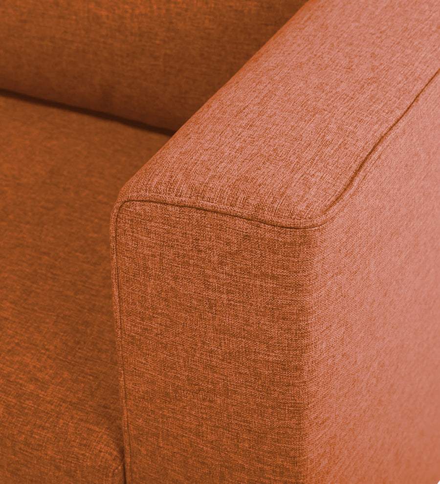 Kenia Fabric 1 Seater Foldable Sofa Cum Bed In Vivid Orange Colour - Febonic Living