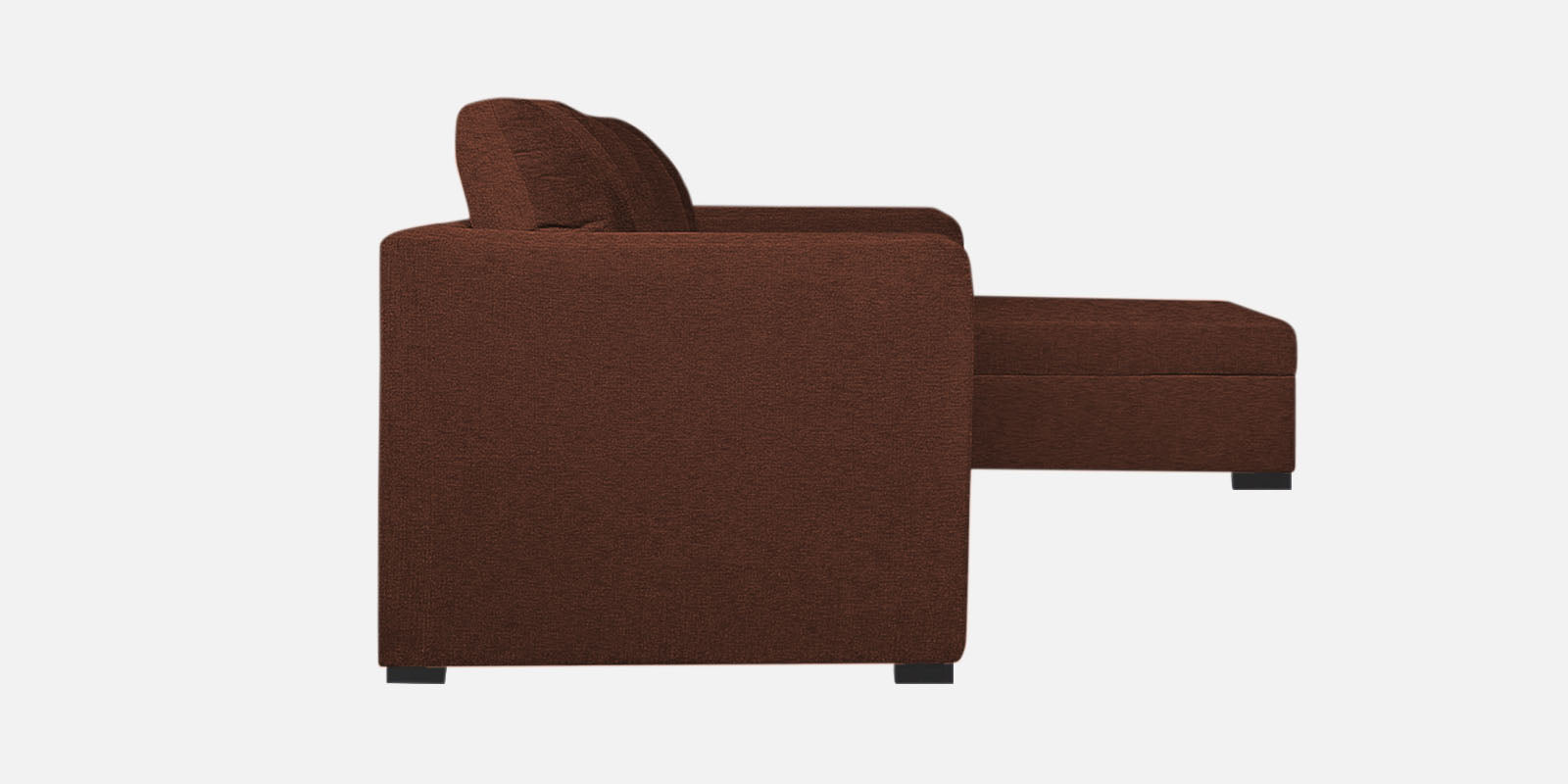 Jody Fabric 3 Seater Pull Out Sofa Cum Bed In Coffee Brown Colour