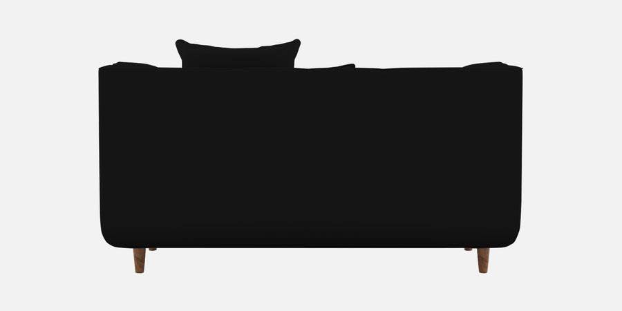 Sumo Velvet 2 Seater Sofa In Adam Black Colour - Febonic Living