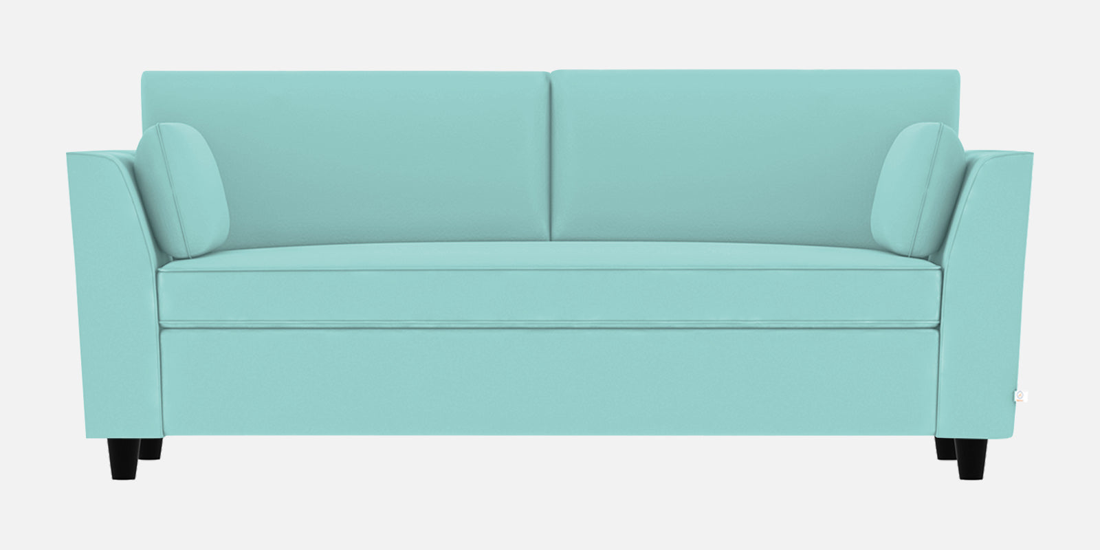 Bristo Velvet 3 Seater Sofa in Barmunda Aqua Colour With Storage