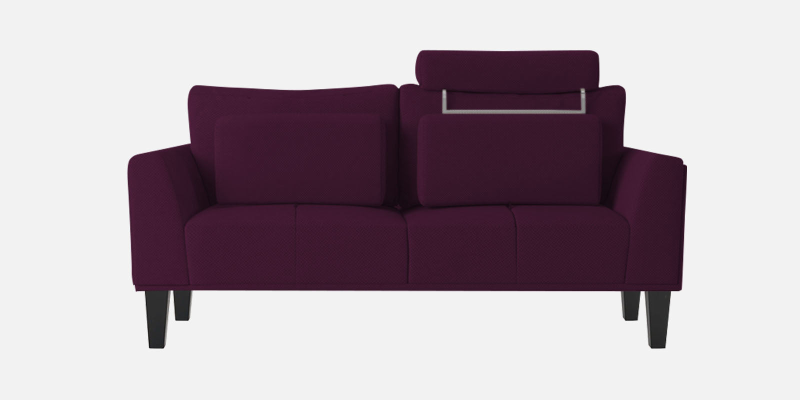 Como Fabric 2 Seater Sofa in Greek Purple Colour