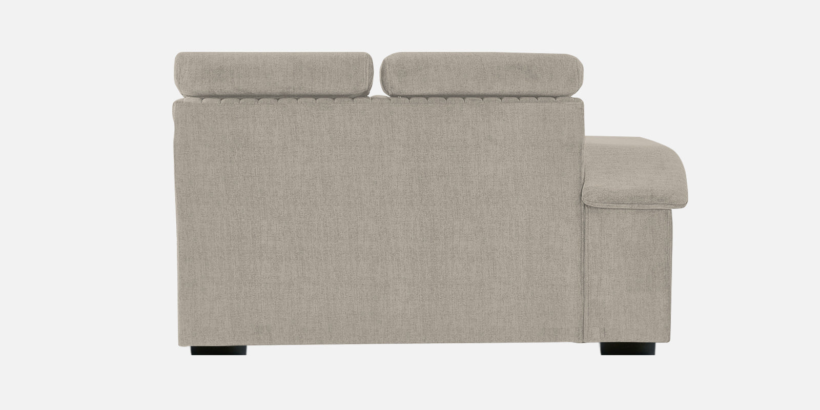 Draco Fabric 6 Seater Corner Sofa In Ash Grey Colour - Febonic Living