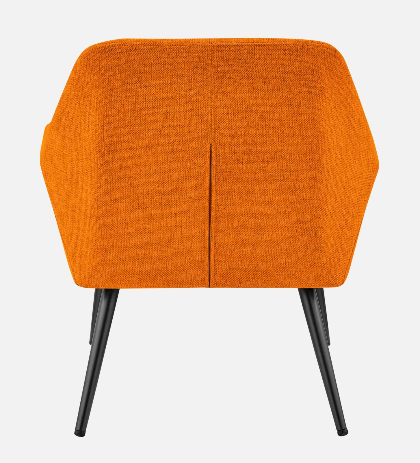 Bella Fabric Arm Chair In Vivid Orange Colour