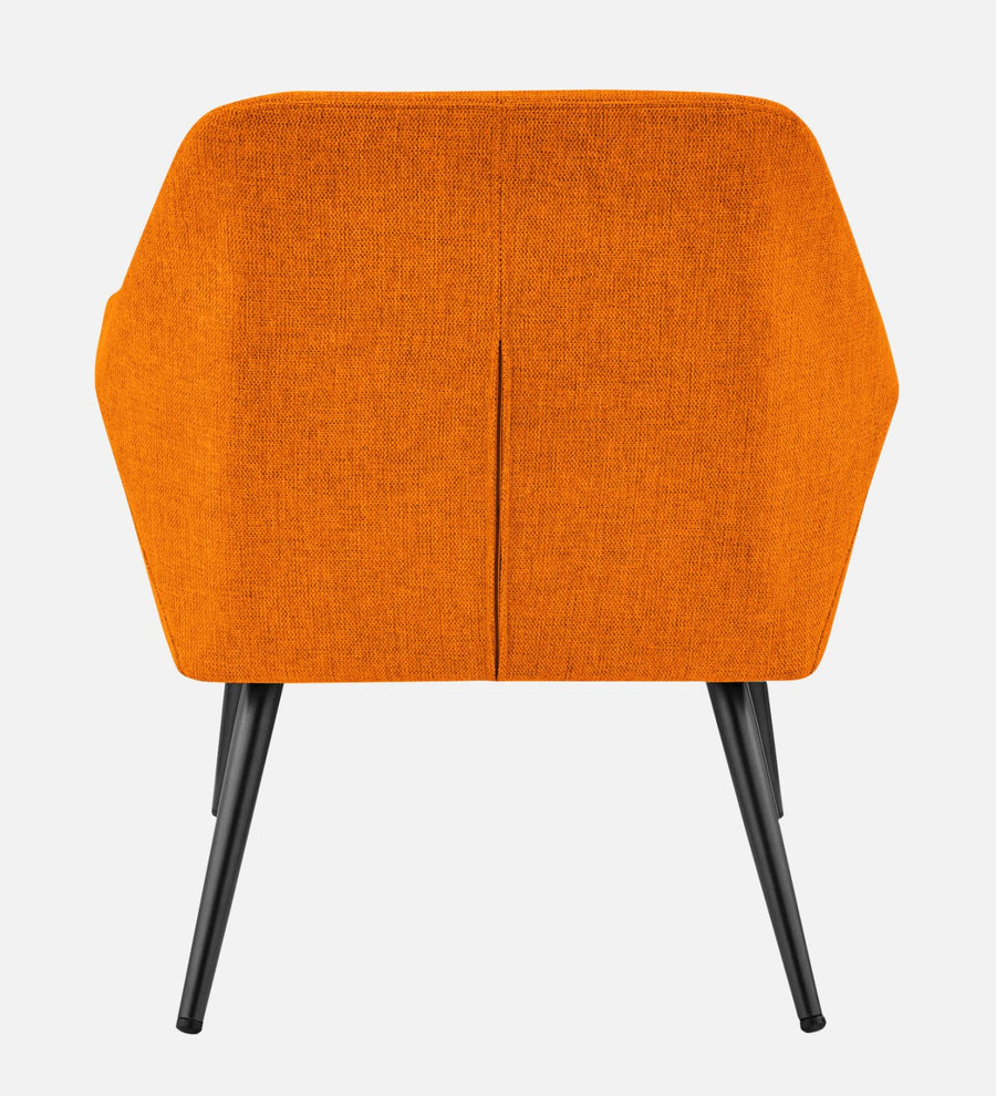 Bella Fabric Arm Chair In Vivid Orange Colour - Febonic Living