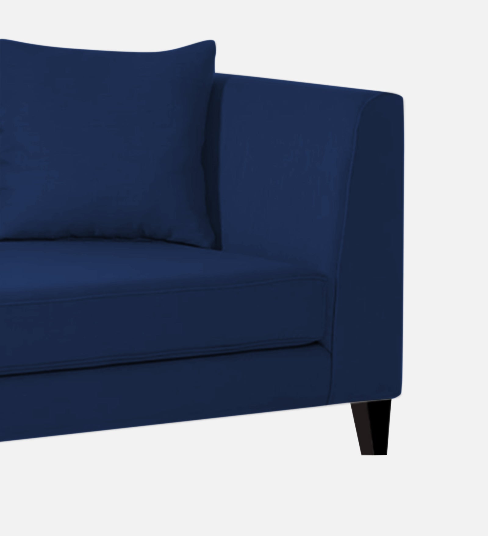 Louis Fabric LHS Chaise Lounger In Royal blue Colour