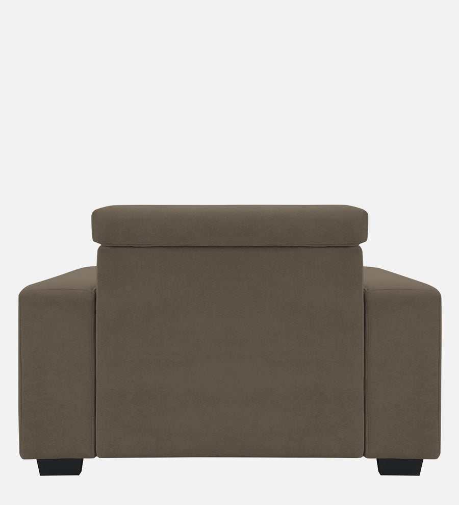 Hiro Fabric 1 Seater Sofa In Broco Dust Colour - Febonic Living