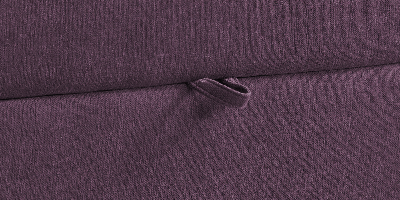 Kara Fabric 2 Seater Pull Out Sofa Cum Bed in Greek Purple Colour