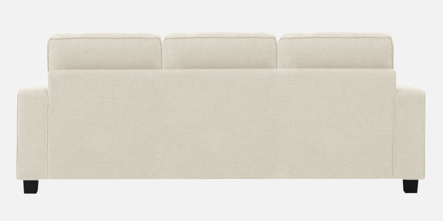 Ladybug Fabric 3 Seater Sofa In Ivory Cream Colour - Febonic Living