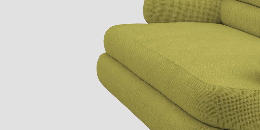 Wener Fabric 3 Seater Sofa In Kelly Green Colour - Febonic Living