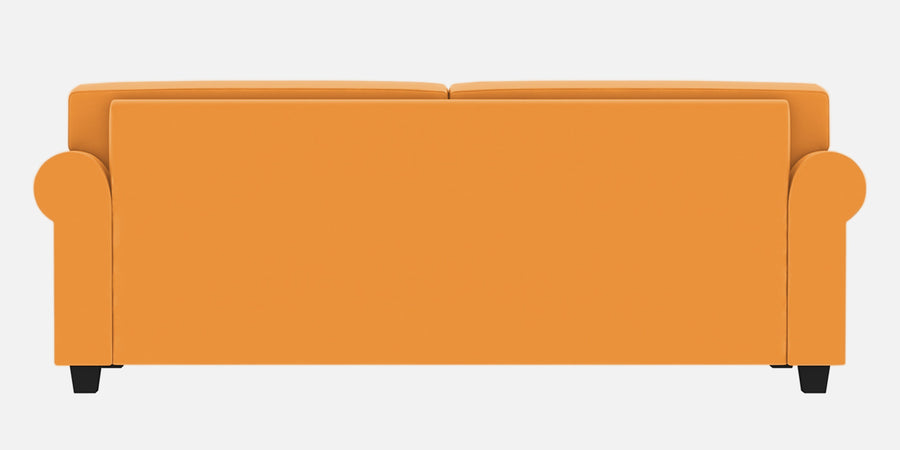 Numonk Velvet 3 Seater Sofa In Tangerine Orange Colour - Febonic Living