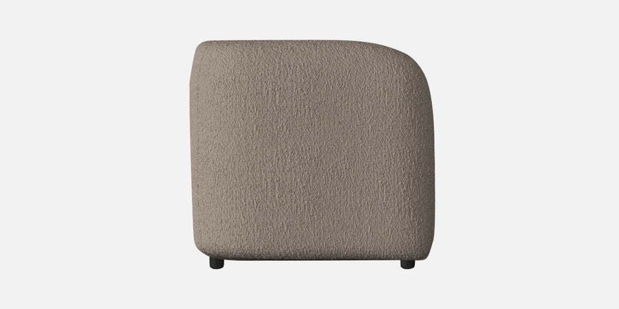Corny Boucle Fabric 3 Seater Sofa In Macy Grey Colour - Febonic Living