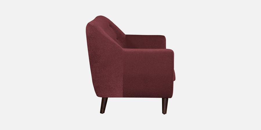 German Fabric 3 Seater Sofa In Blaze Red Colour - Febonic Living