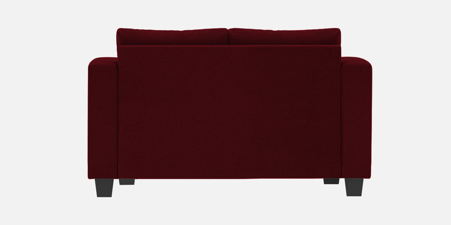 Nabi Fabric 2 Seater Sofa In Ruby Red Colour - Febonic Living