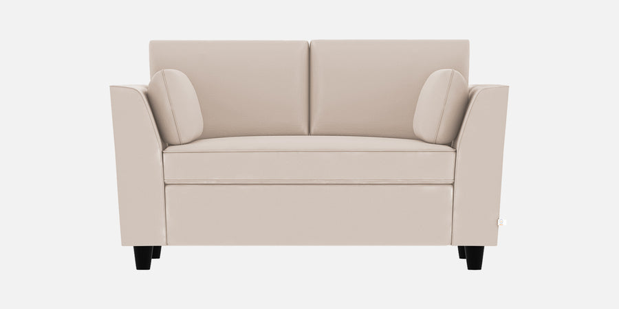 Bristo Velvet 2 Seater Sofa In Camel Beige Colour With Storage - Febonic Living