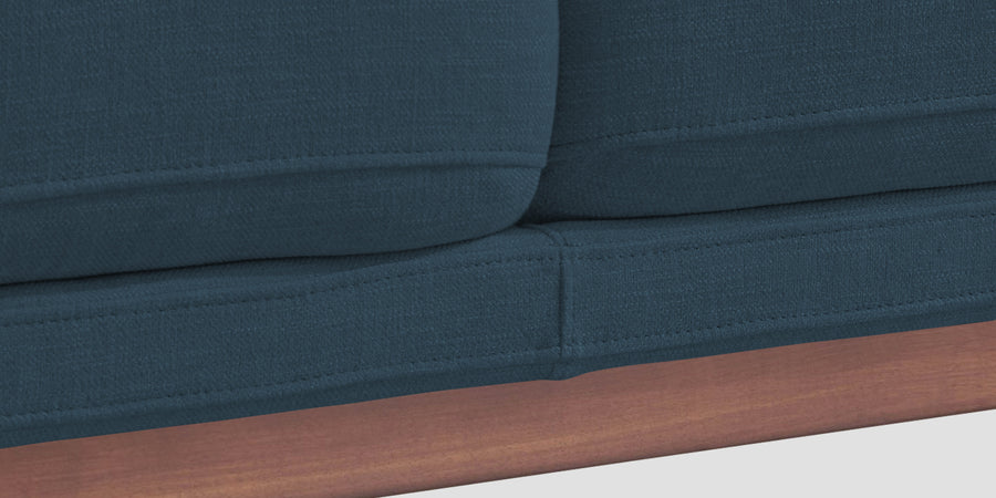 Borry Fabric 2 Seater Sofa In Cool Blue Colour - Febonic Living