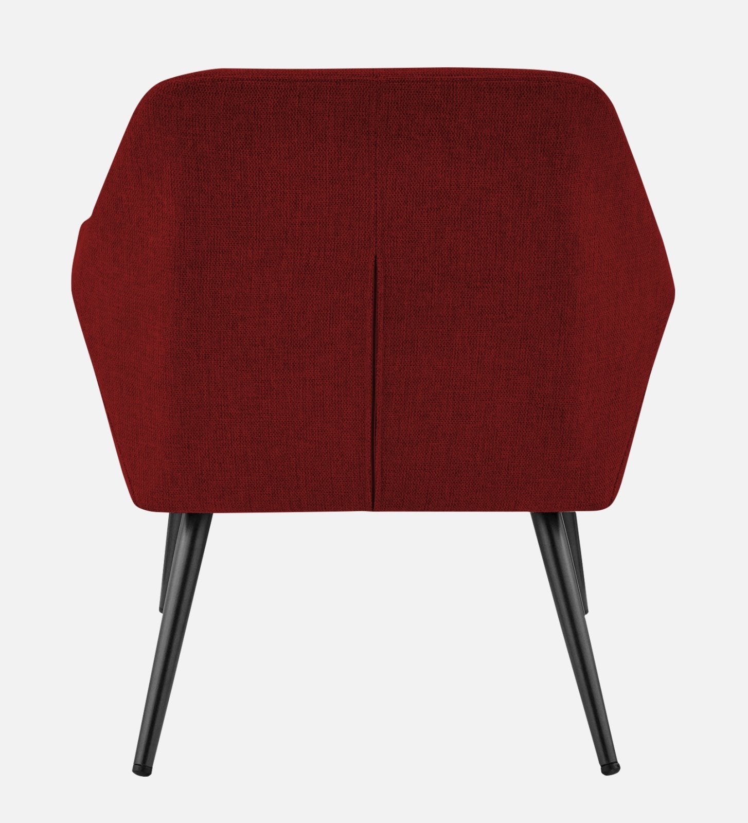 Bella Fabric Arm Chair In Blood Maroon Colour