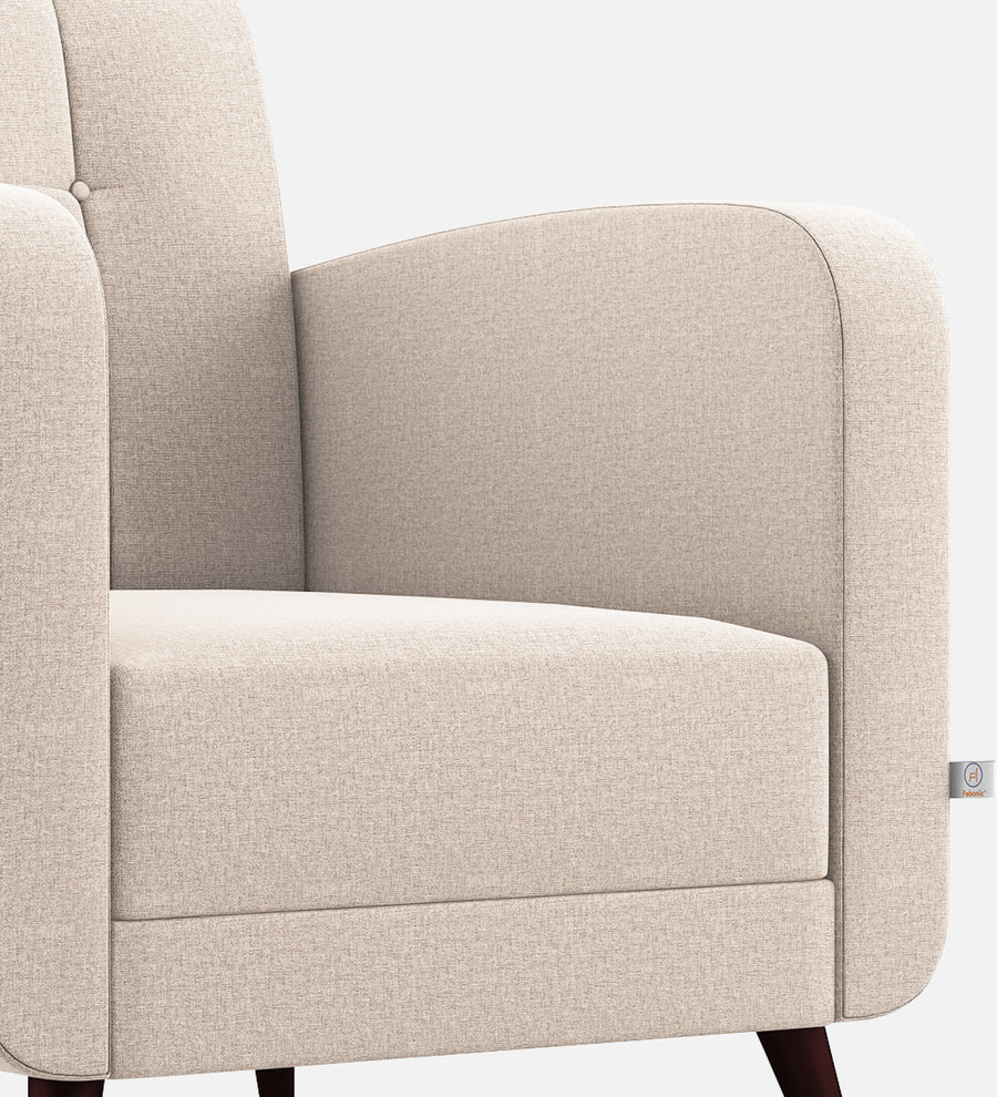 Wiki Velvet 1 Seater Sofa In Camel Beige Colour - Febonic Living