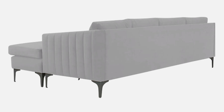 Haru Fabric Lhs Sectional Sofa 3 Lounger In Concrete Grey Colour - Febonic Living