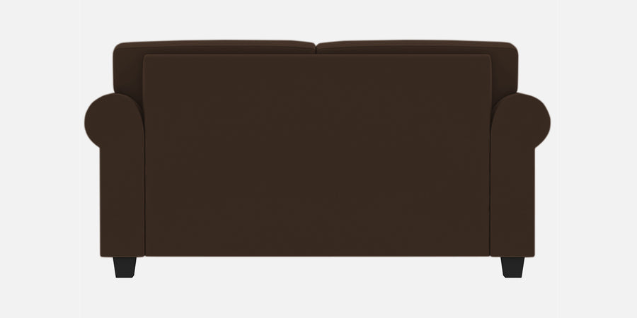 Numonk Velvet 2 Seater Sofa In Chocolate Brown Colour - Febonic Living