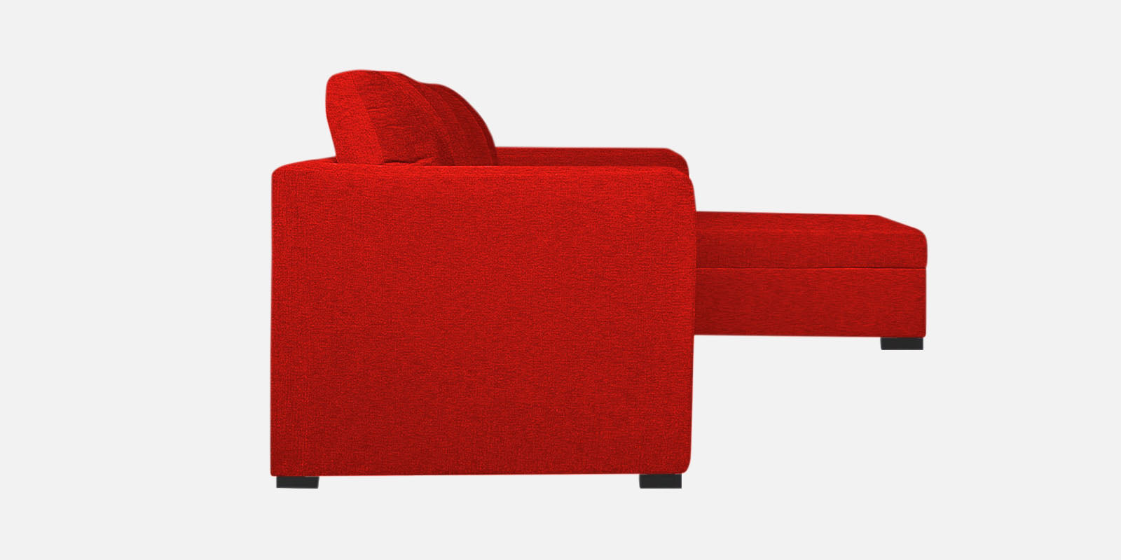 Jody Fabric 3 Seater Pull Out Sofa Cum Bed In Ruby Red Colour