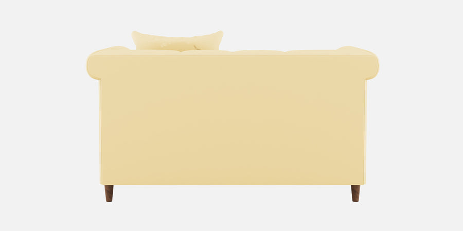 Rubi Velvet 2 Seater Sofa In Sandy Beige Colour - Febonic Living