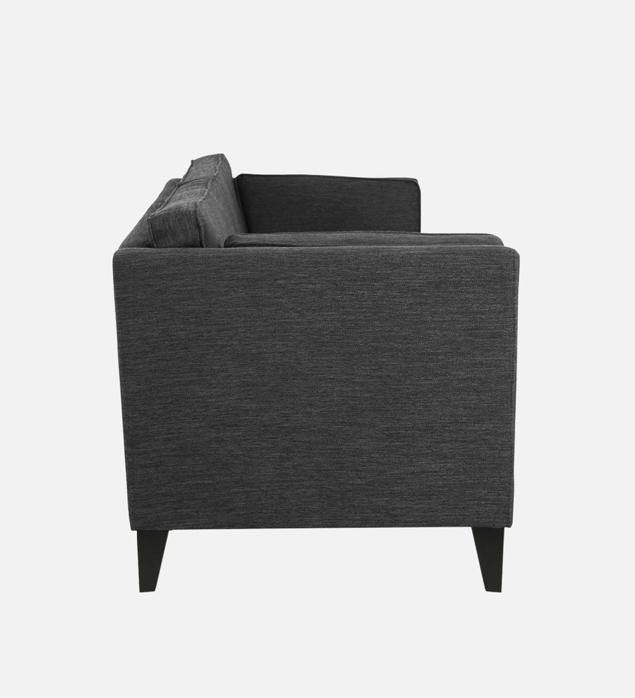 Nigar Fabric 1 Seater Sofa In Charcoal Grey Colour - Febonic Living
