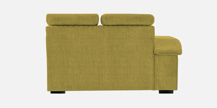 Draco Fabric 6 Seater Corner Sofa In Parrot Green Colour - Febonic Living