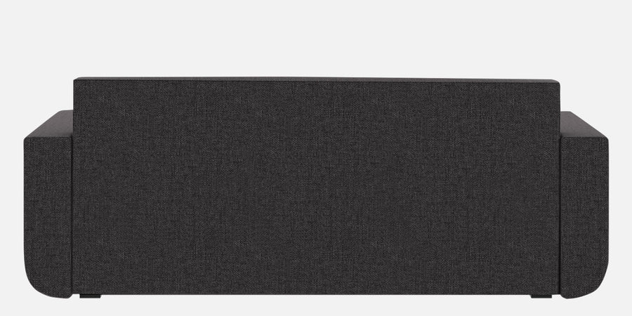 Grace Fabric 3 Seater Pull Out Sofa Cum Bed In Maba Grey Colour With Storage - Febonic Living