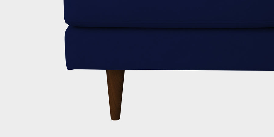 Motra Velvet 3 Seater Sofa In Indigo Blue Colour - Febonic Living